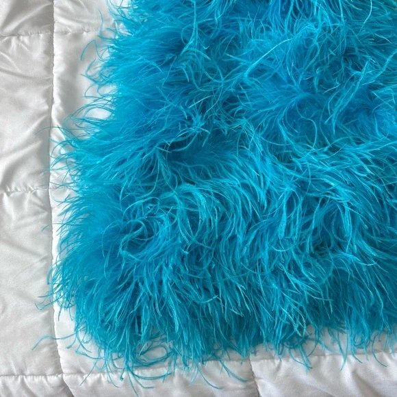 The Bar Turquoise Andre Mini Dress